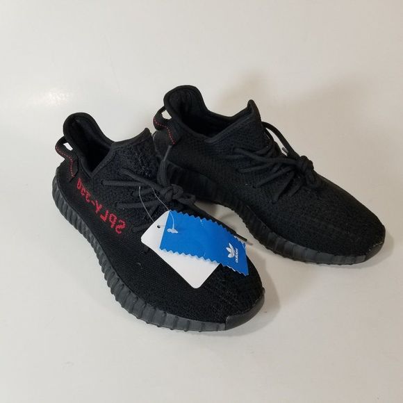 Adidas Yeezy Boost 350 V2 Low Bred Men's Black NEW